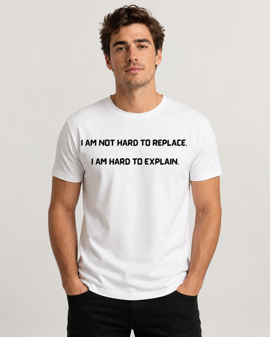 I Am Not Hard to Replace T-shirt Underperform