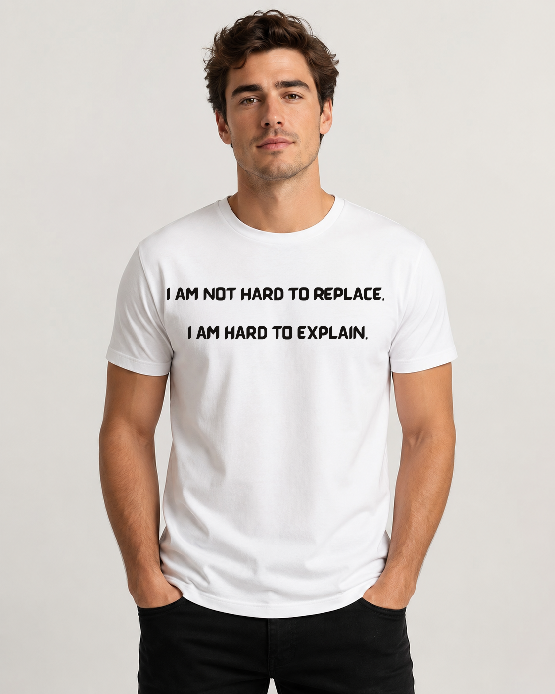 I Am Not Hard to Replace T-shirt Underperform